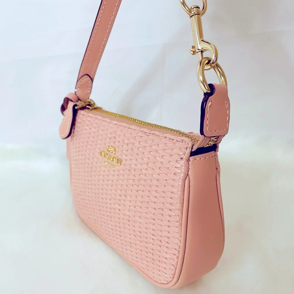 NWT Coach Nolita 15 In Straw Wristlet. - Picture 4 of 13